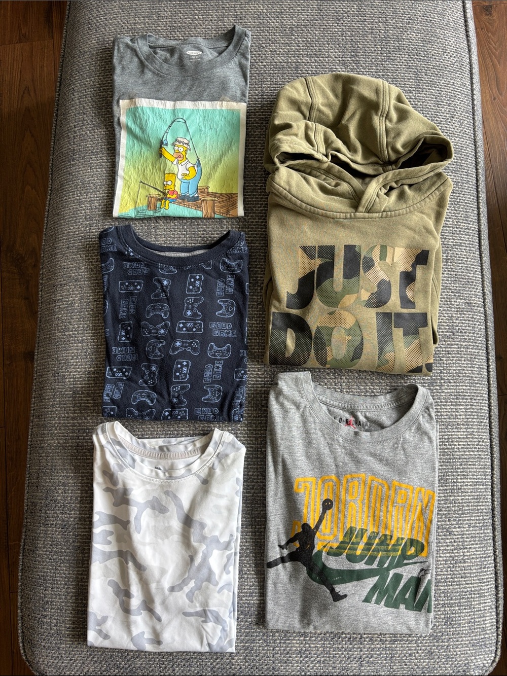 Nike / Jordan / Old Navy / All in Motion Tees and Hoodie Bundle | Sz L (10/12)